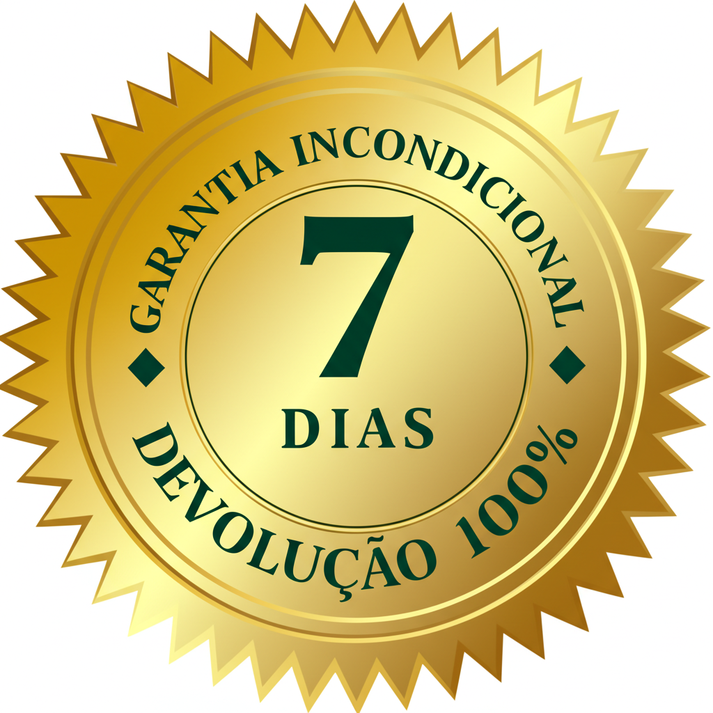 Garantia incondicional de 7 dias — Devolução 100%